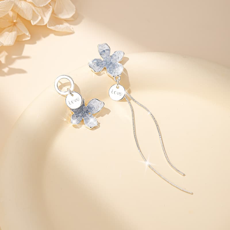 Серьги Серьги QLADY из серебра 925 пробы женские - изображение 6