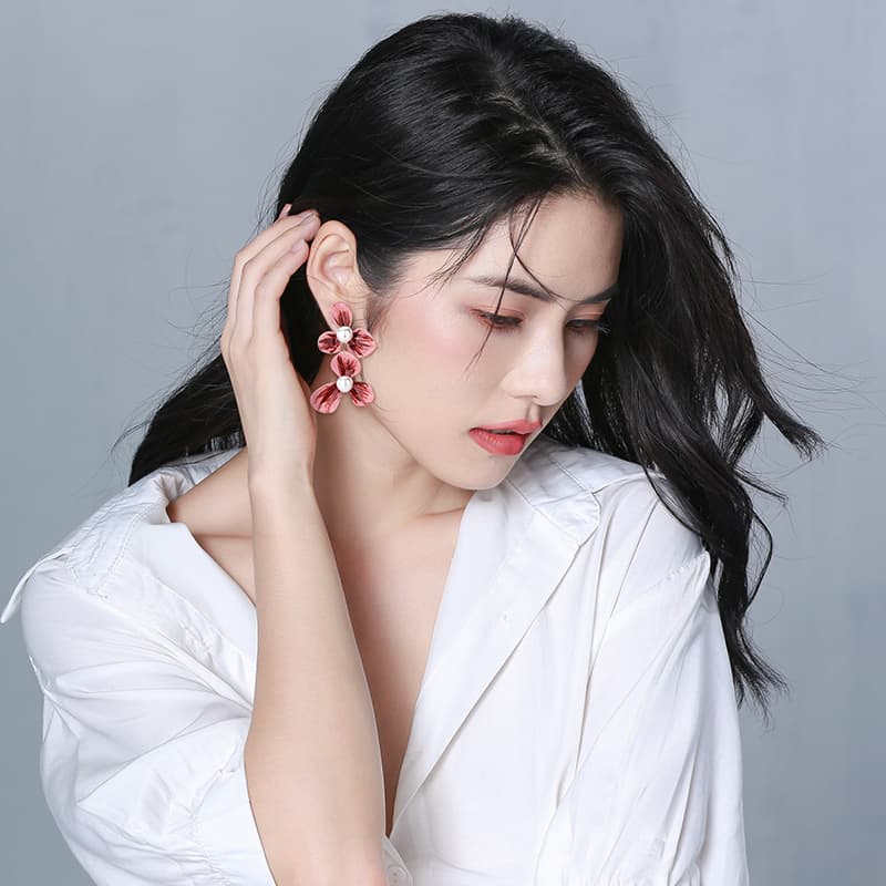 Серьги Серьги QLADY Серебряные игла S925 пробы женские - изображение 3
