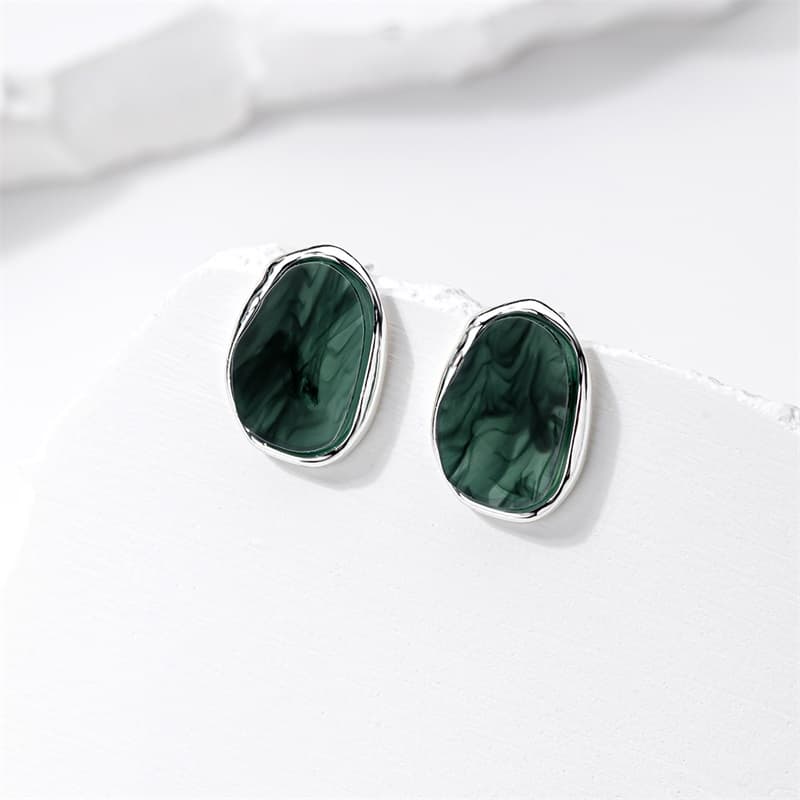 Серьги Серьги-гвоздики из серебра 925 пробы с серебряной иглой QLADY для женщин - изображение 2