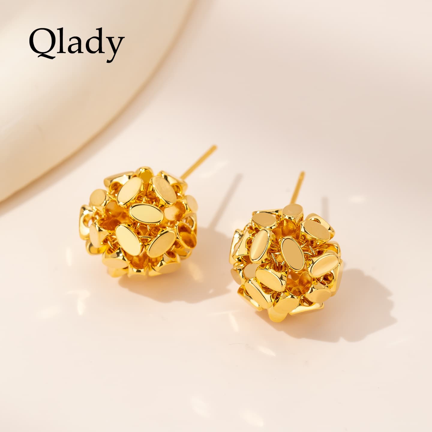 Серьги QLADY Сплав Серьги-гвоздики Унисекс - изображение 2
