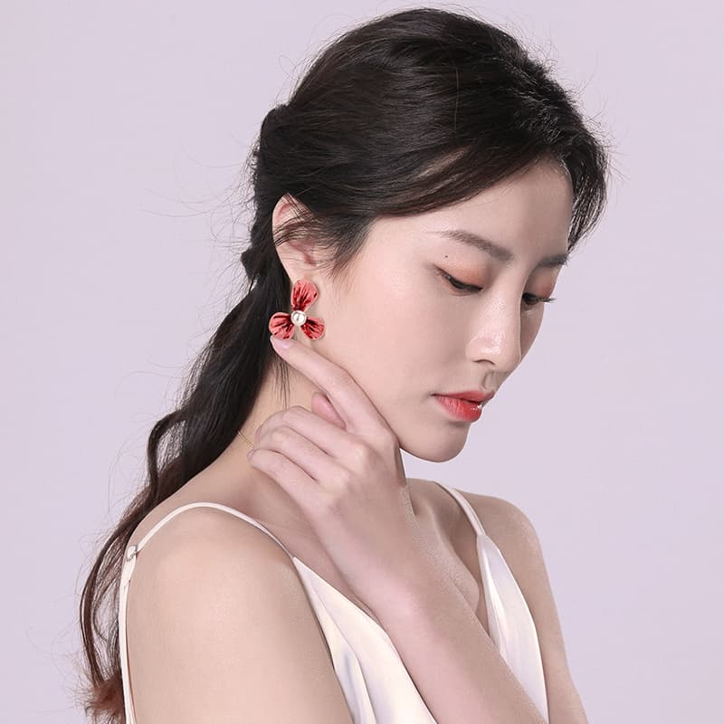 Серьги Серьги QLADY Серебряные игла S925 пробы женские - изображение 3