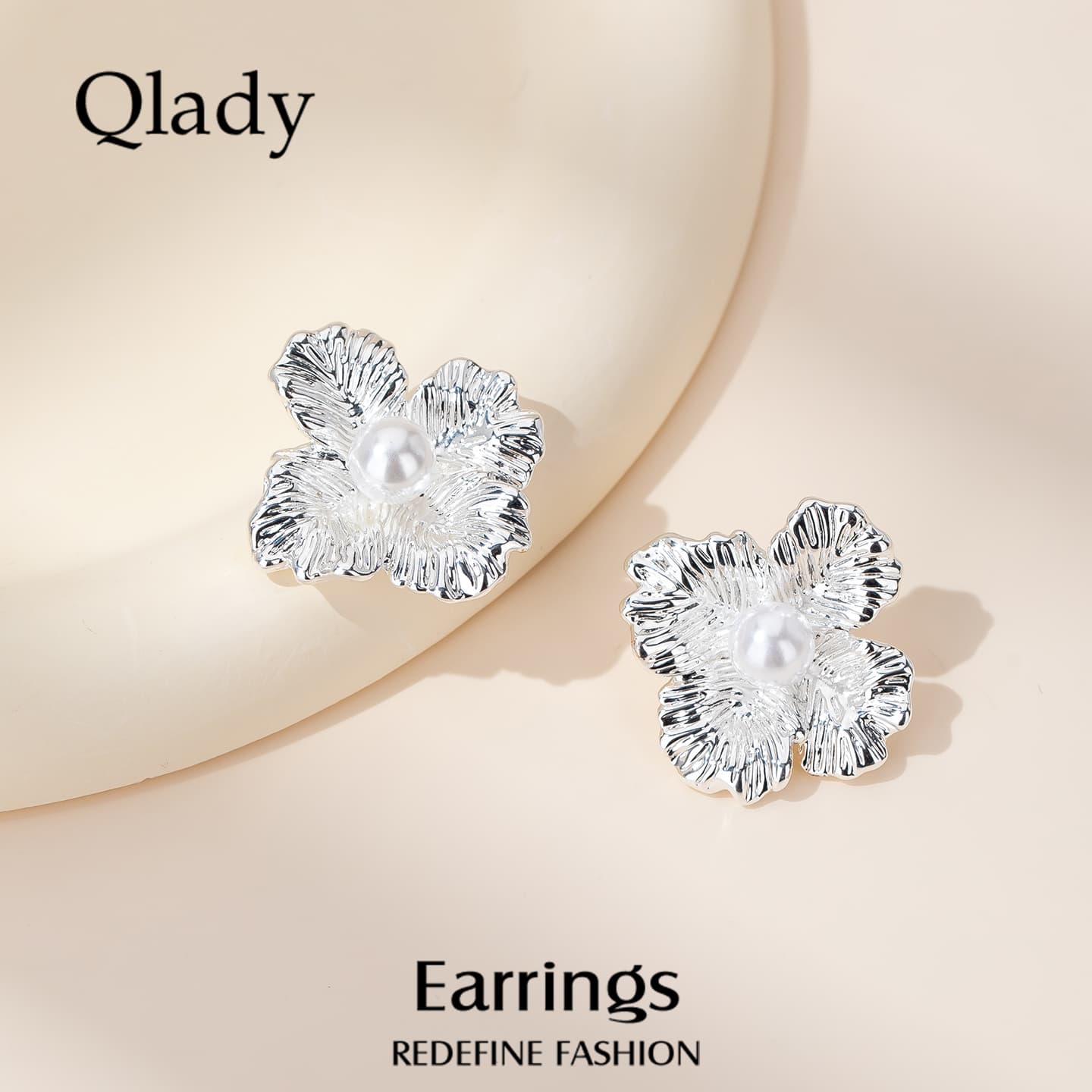 Серьги Серьги QLADY из серебра 925 пробы женские - изображение 2
