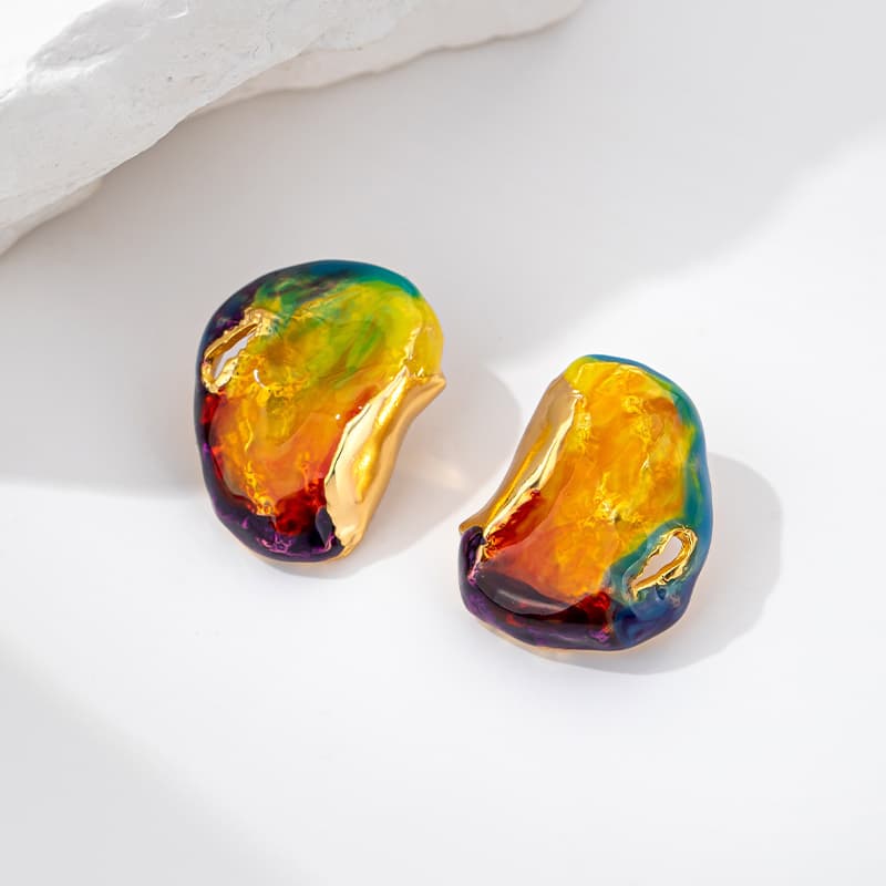 Серьги Серьги-гвоздики из стерлингового серебра S95 QLADY для женщин - изображение 4