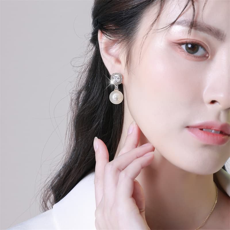 Серьги Серьги QLADY из серебра 925 пробы женские - изображение 3