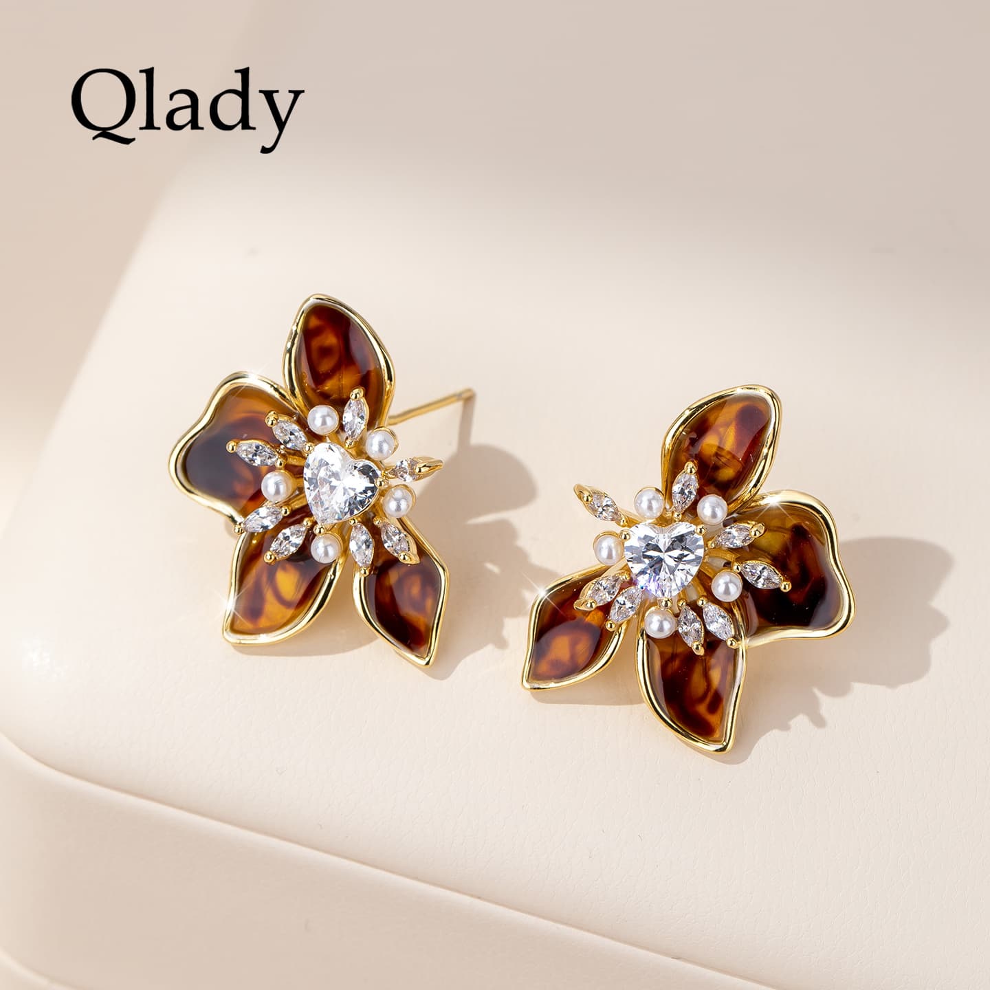 Серьги QLADY Сплав Искусственный Жемчуг Серьги Женские - изображение 2