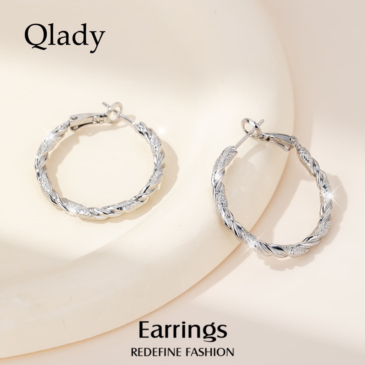 Серьги QLADY Серьги с серебряной иглой женские - изображение 3
