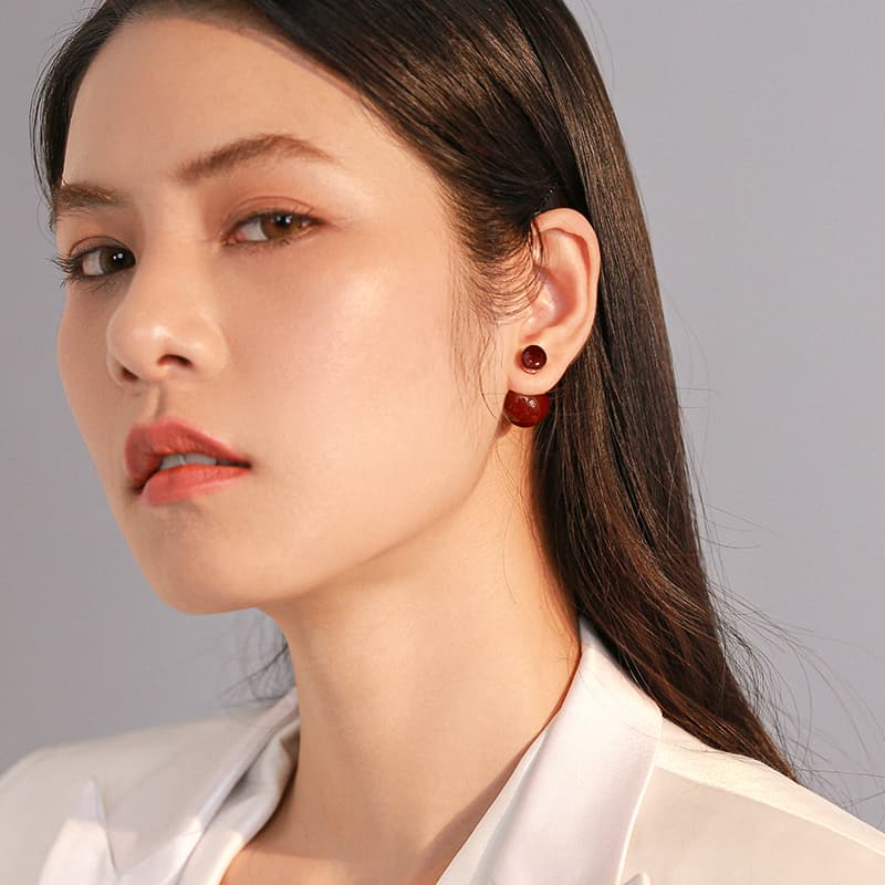 Серьги Серьги QLADY Серебряные игла S925 пробы женские - изображение 5
