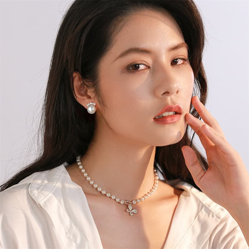 Серьги Серьги-гвоздики из серебра 925 пробы с серебряной иглой QLADY для женщин - изображение 6