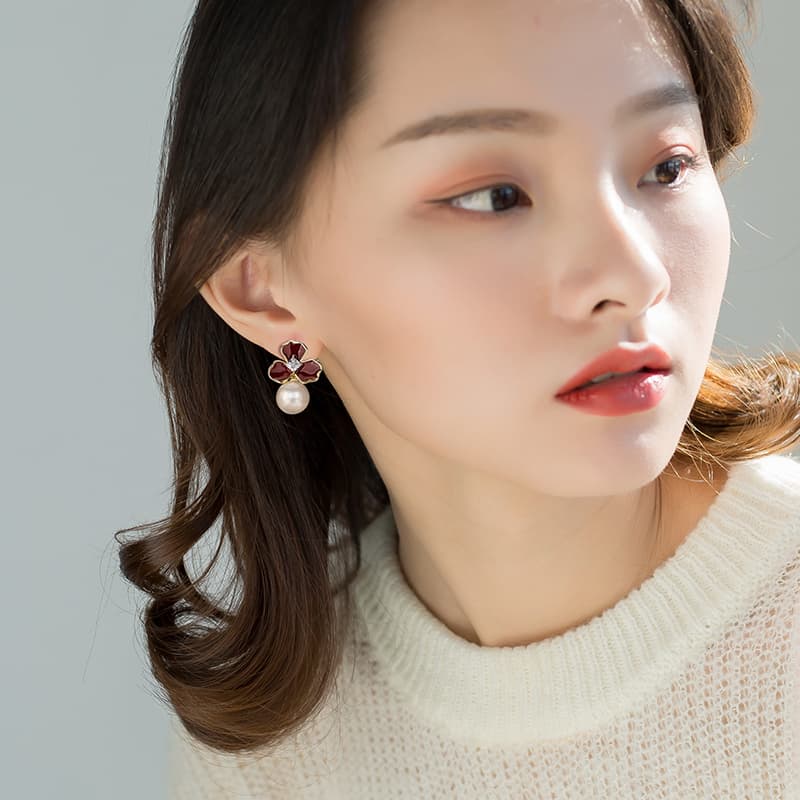 Серьги Серьги QLADY Серебряные игла S925 пробы женские - изображение 3
