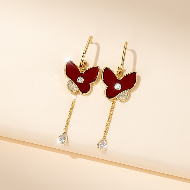 Серьги Серьги QLADY Серебряные игла S925 пробы женские - изображение 4