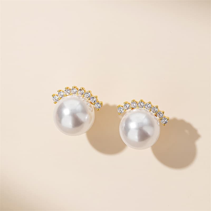 Серьги Серьги-гвоздики из серебра 925 пробы с серебряной иглой QLADY для женщин - изображение 4