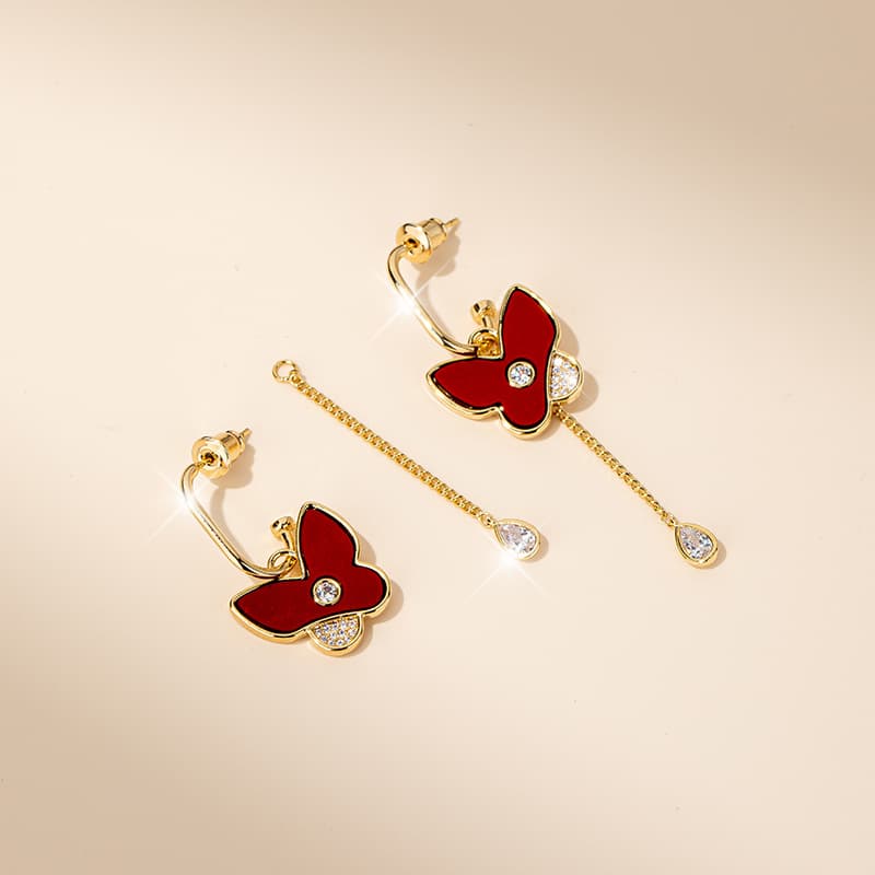 Серьги Серьги QLADY Серебряные игла S925 пробы женские - изображение 7