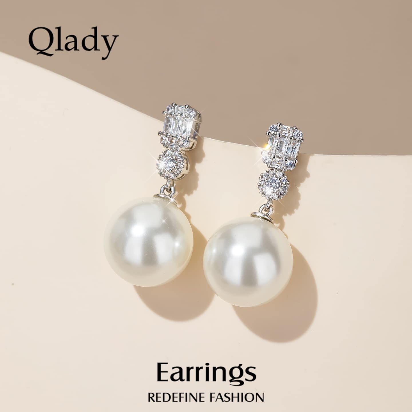 Серьги QLADY Сплав Серебряная игла 925 пробы Серьги Женские - изображение 2