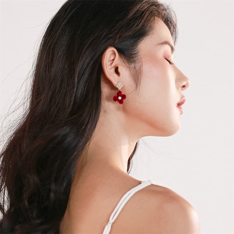 Серьги Серьги QLADY Серебряные игла S925 пробы женские - изображение 5