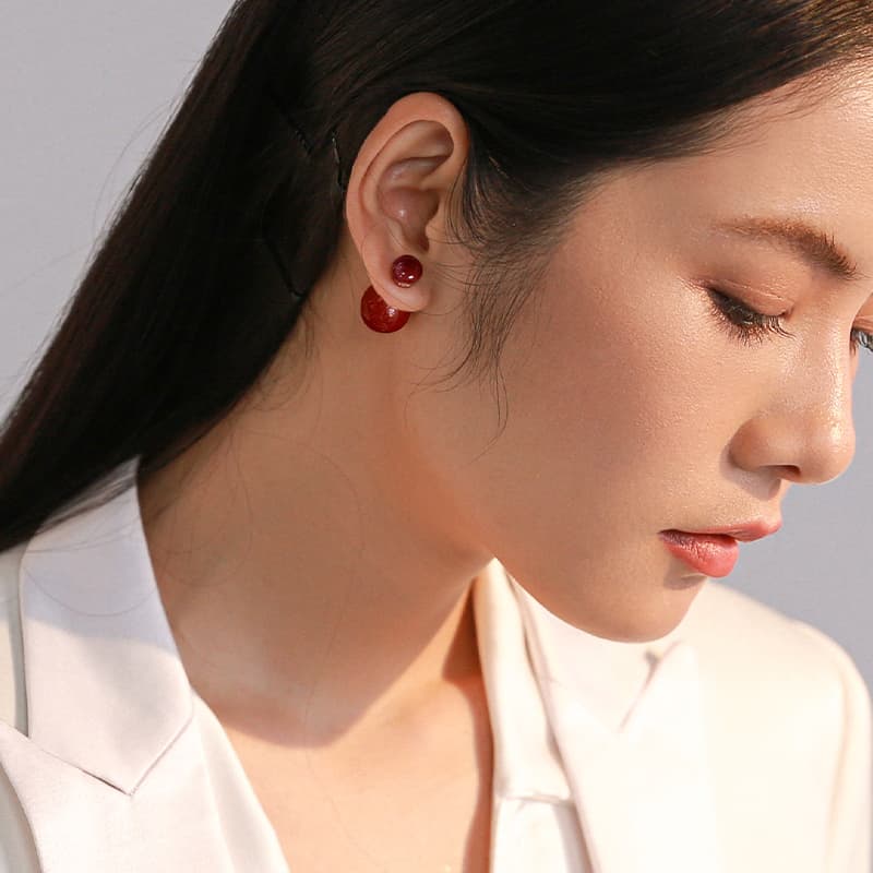 Серьги Серьги QLADY Серебряные игла S925 пробы женские - изображение 3