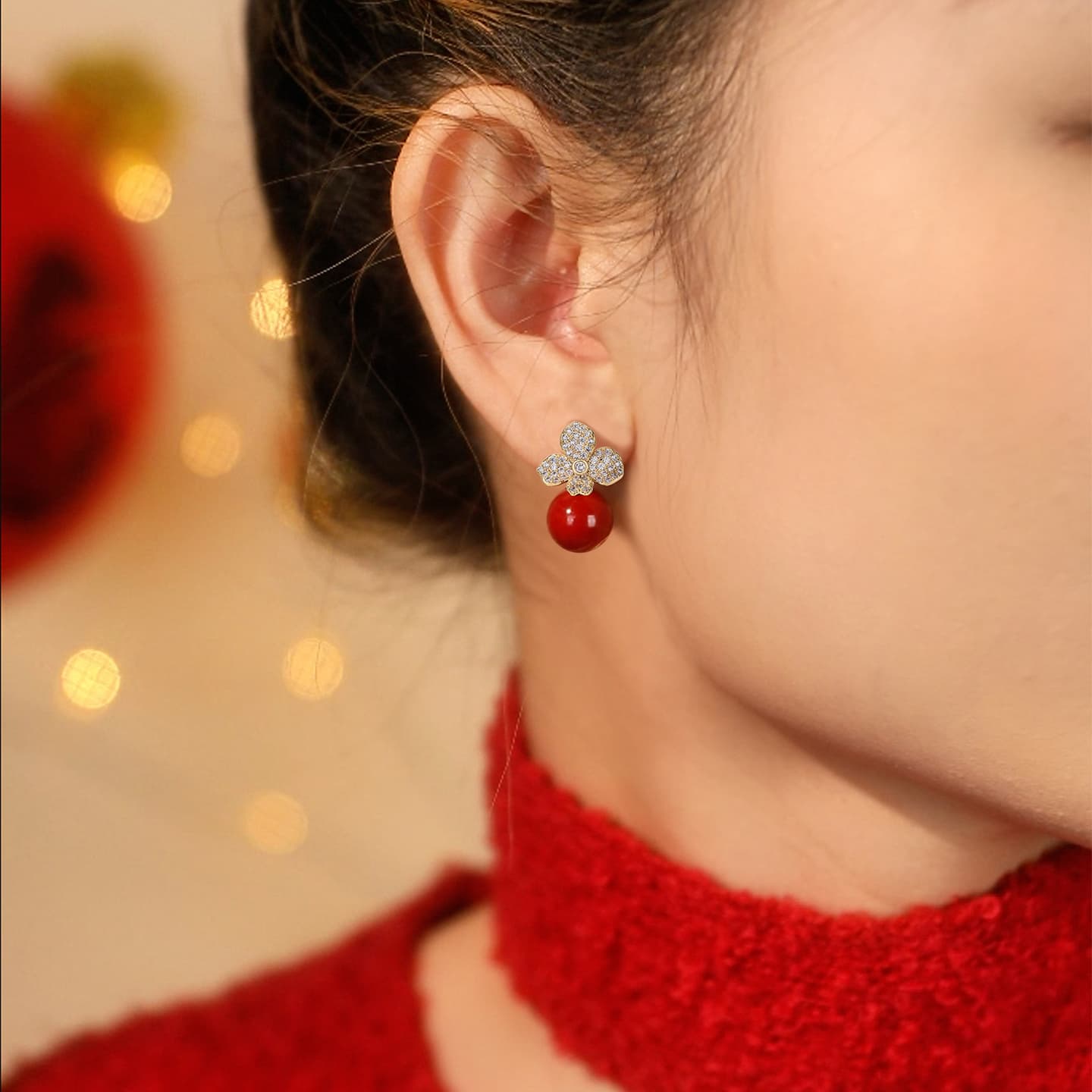 Серьги QLADY Серьги-гвоздики из серебра 925 пробы унисекс - изображение 3