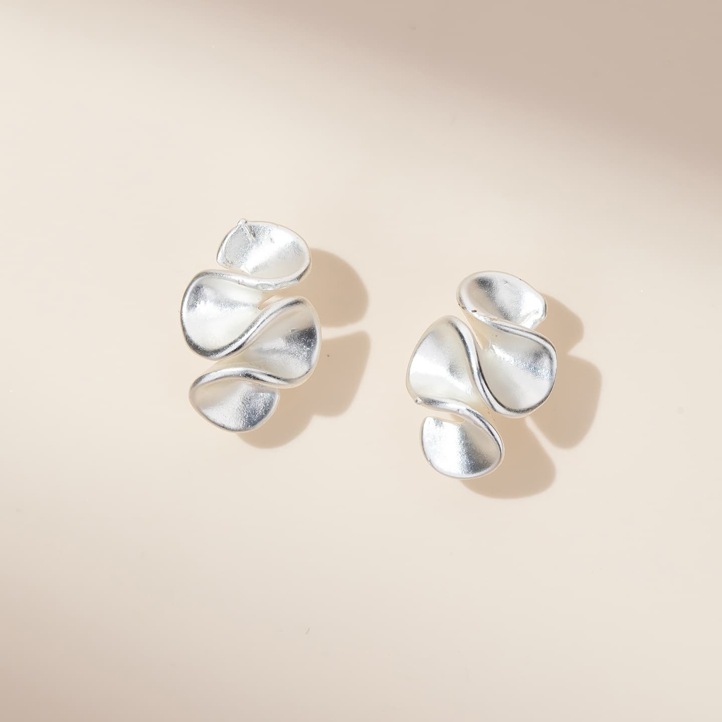 Серьги Серьги-гвоздики из серебра 925 пробы с серебряной иглой QLADY для женщин - изображение 2