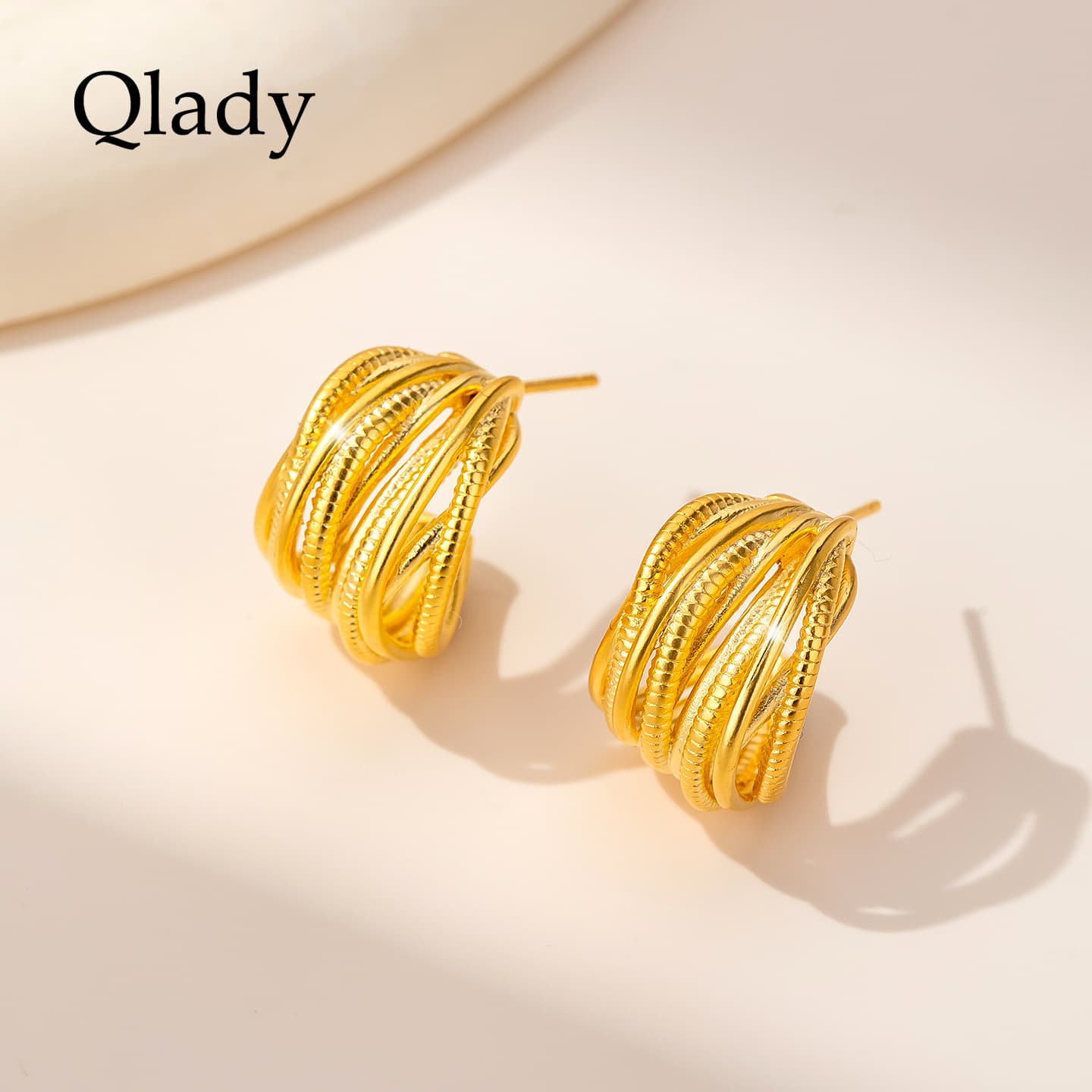 Серьги QLADY Серьги из сплава Женские - изображение 3