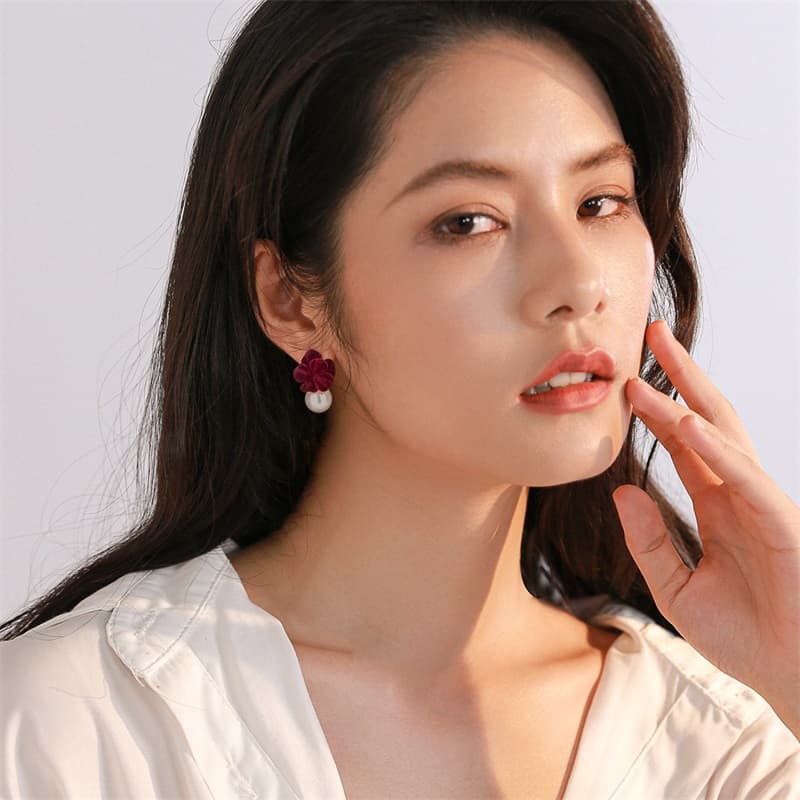 Серьги Серьги QLADY Серебряные игла S925 пробы женские - изображение 5