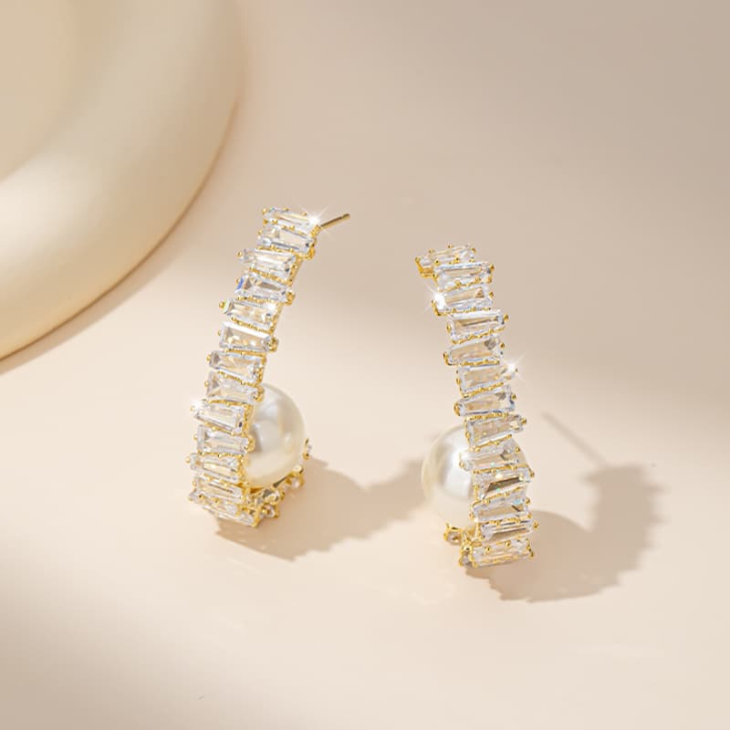 Серьги Серьги QLADY из серебра 925 пробы женские - изображение 6
