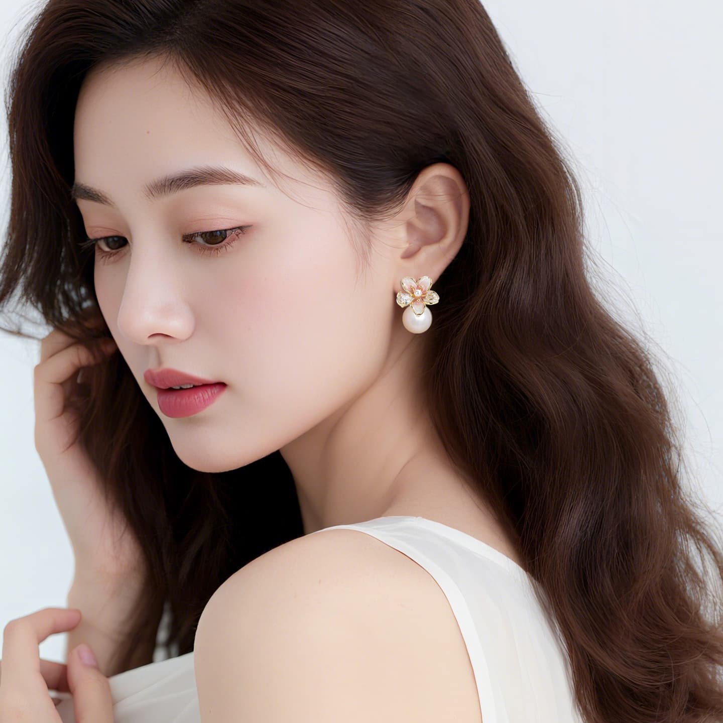 Серьги QLADY Сплав Серебряная игла 925 пробы Серьги Женские - изображение 4