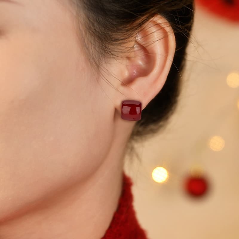Серьги QLADY Серьги-гвоздики из сплава женские - изображение 3
