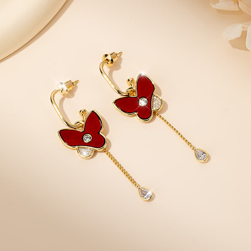 Серьги Серьги QLADY Серебряные игла S925 пробы женские - изображение 6