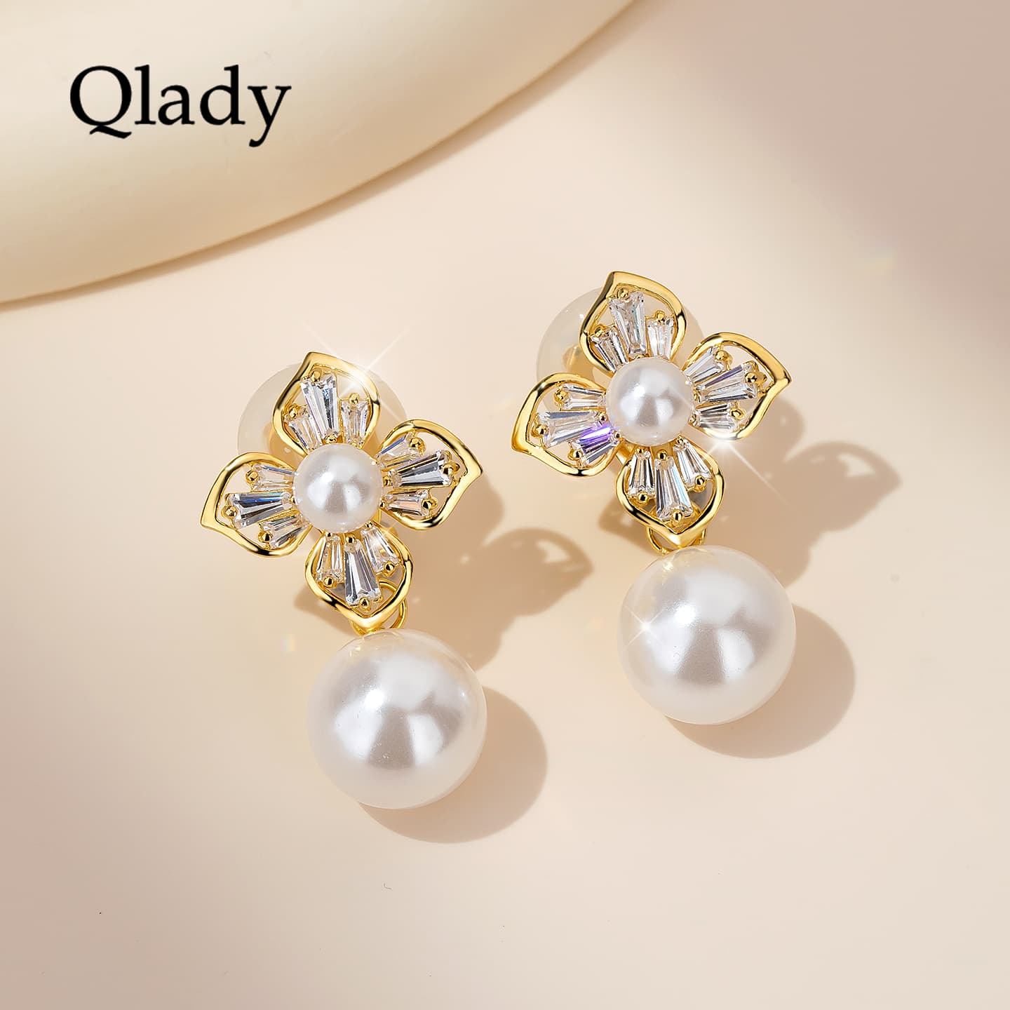 QLADY Металлическая основа заколки On Серьги Женские - изображение 4