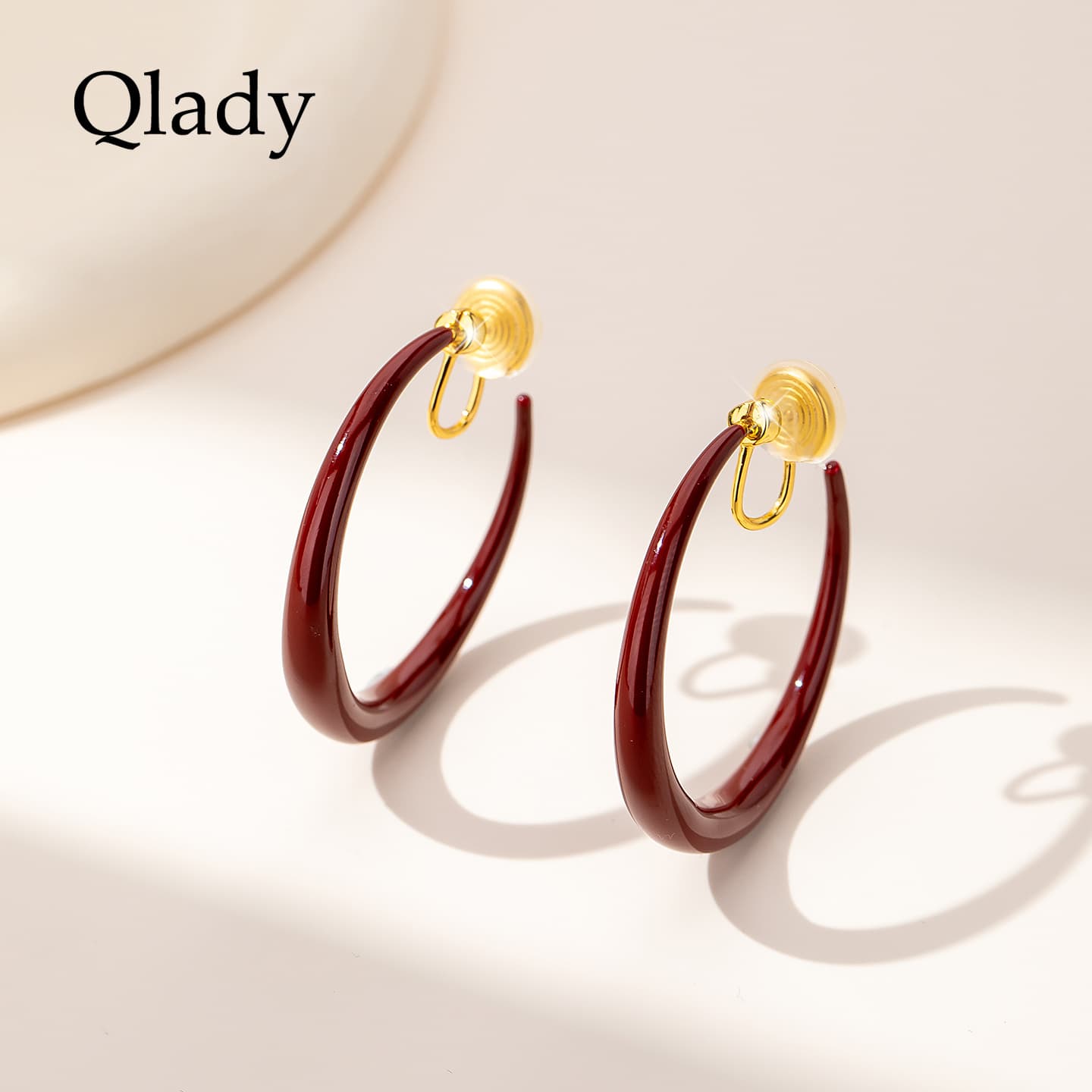 QLADY Металлическая основа заколки On Серьги Женские - изображение 2
