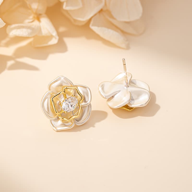 Серьги Серьги-гвоздики из серебра 925 пробы с серебряной иглой QLADY для женщин - изображение 8