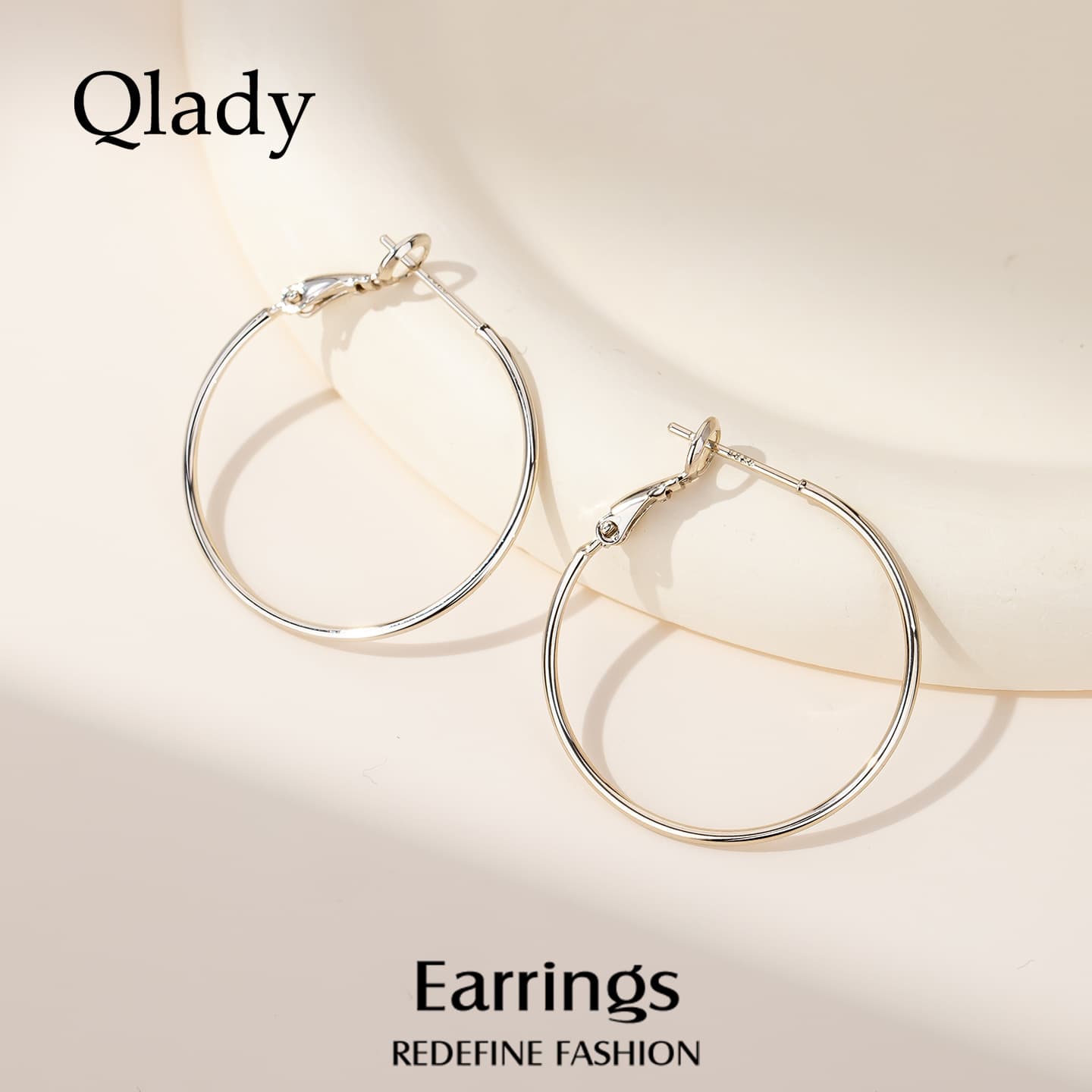 Серьги QLADY Серьги из серебра 925 пробы с иглой женские - изображение 2