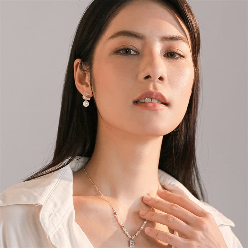 Серьги Серьги QLADY из серебра 925 пробы женские - изображение 5