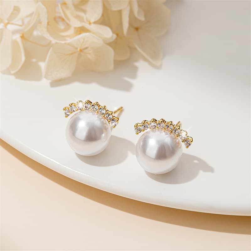 Серьги Серьги-гвоздики из серебра 925 пробы с серебряной иглой QLADY для женщин - изображение 2