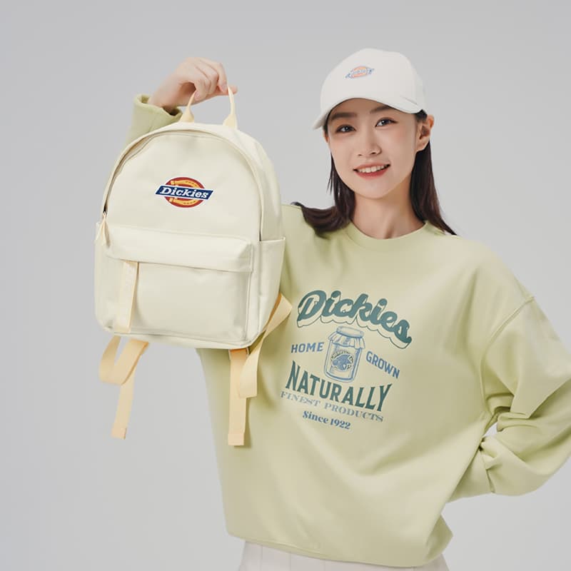 Рюкзак Dickies Полиэстер Рюкзак Маленький Унисекс Розовый Синий Кремовый Желтый Красный Бежевый Абрикос - изображение 6