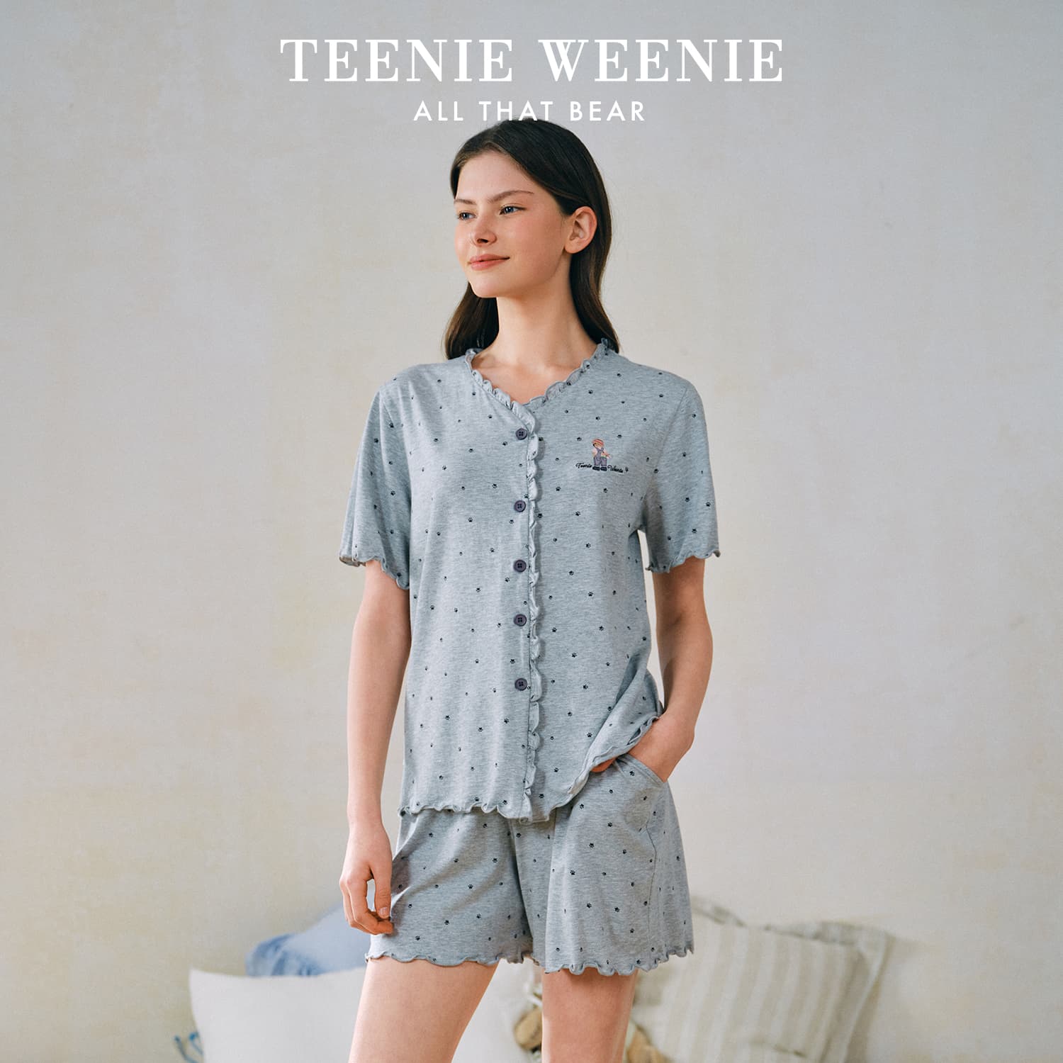 Пижама Teenie Weenie Женские Пижамные Комплекты - изображение 3