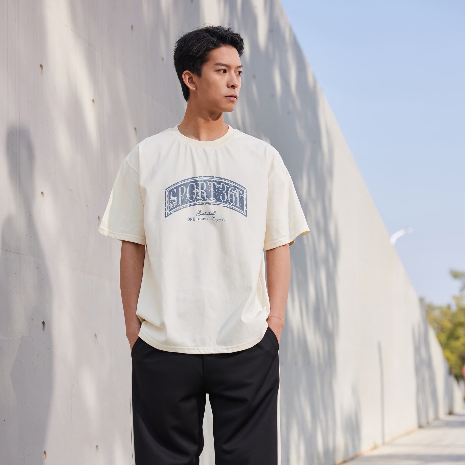 Футболка 361° T-Shirt Унисекс Супер Черный - изображение 19