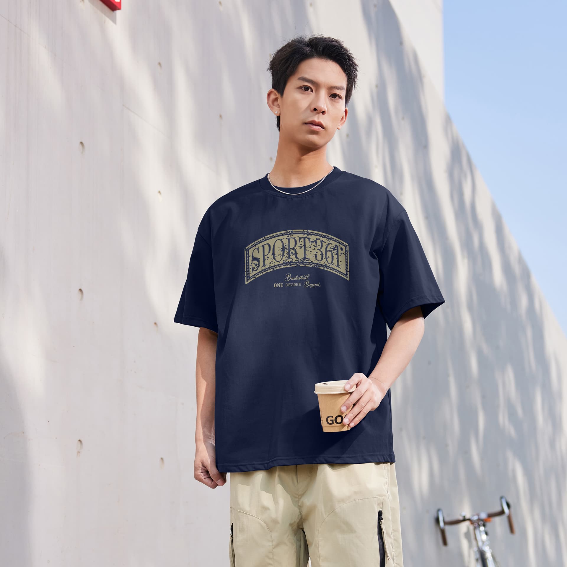 Футболка 361° T-Shirt Унисекс Супер Черный - изображение 22