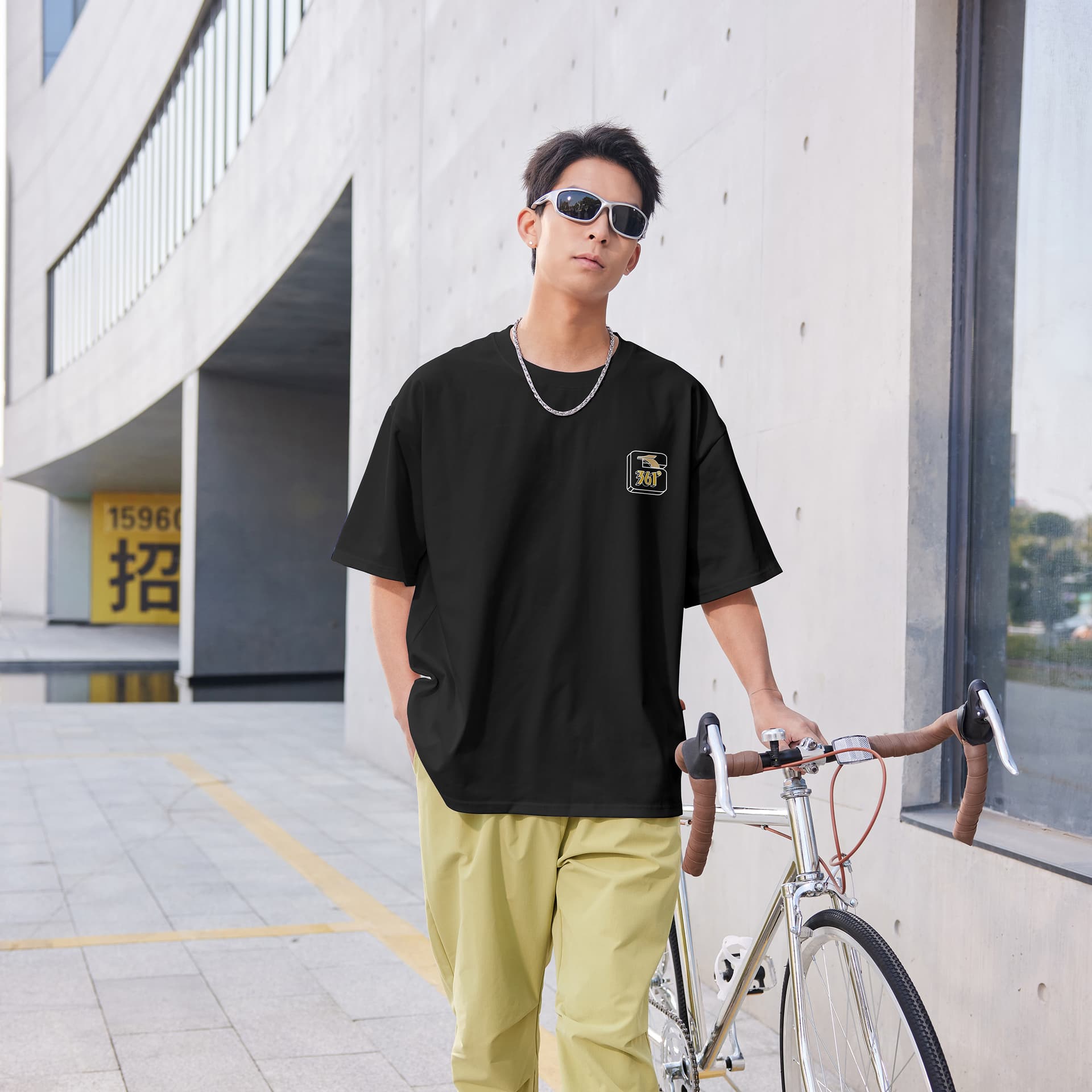 Футболка 361° T-Shirt Унисекс Супер Черный - изображение 3