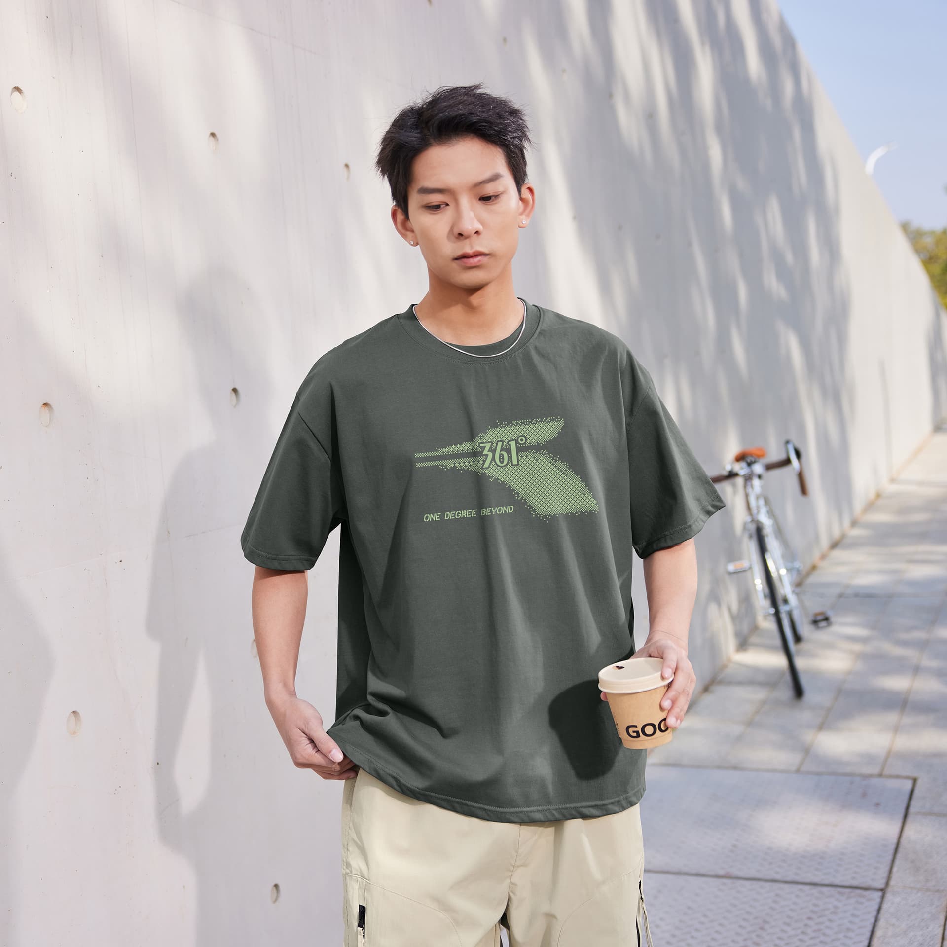 Футболка 361° T-Shirt Унисекс Метеоритный Серый - изображение 4