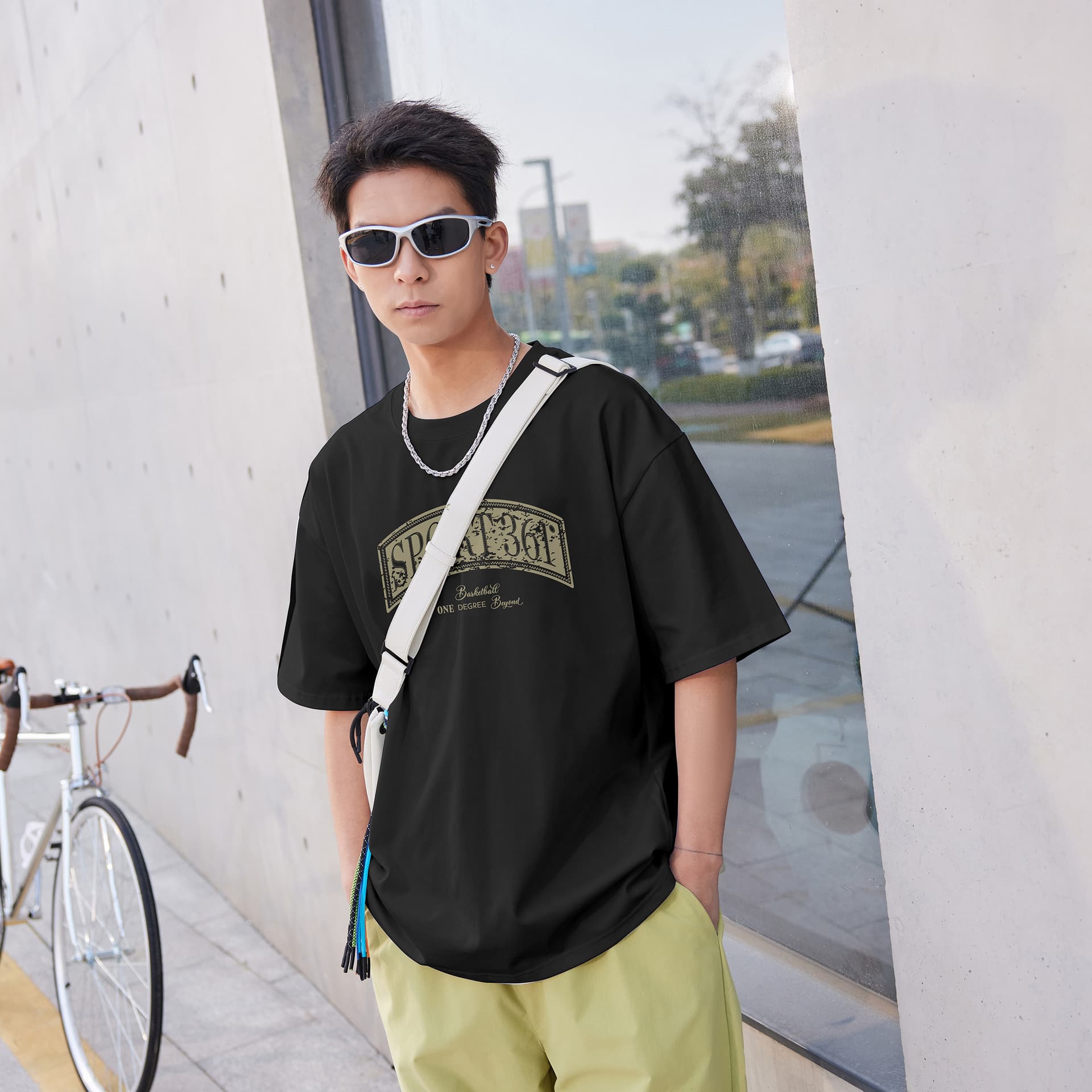 Футболка 361° T-Shirt Унисекс Супер Черный - изображение 10