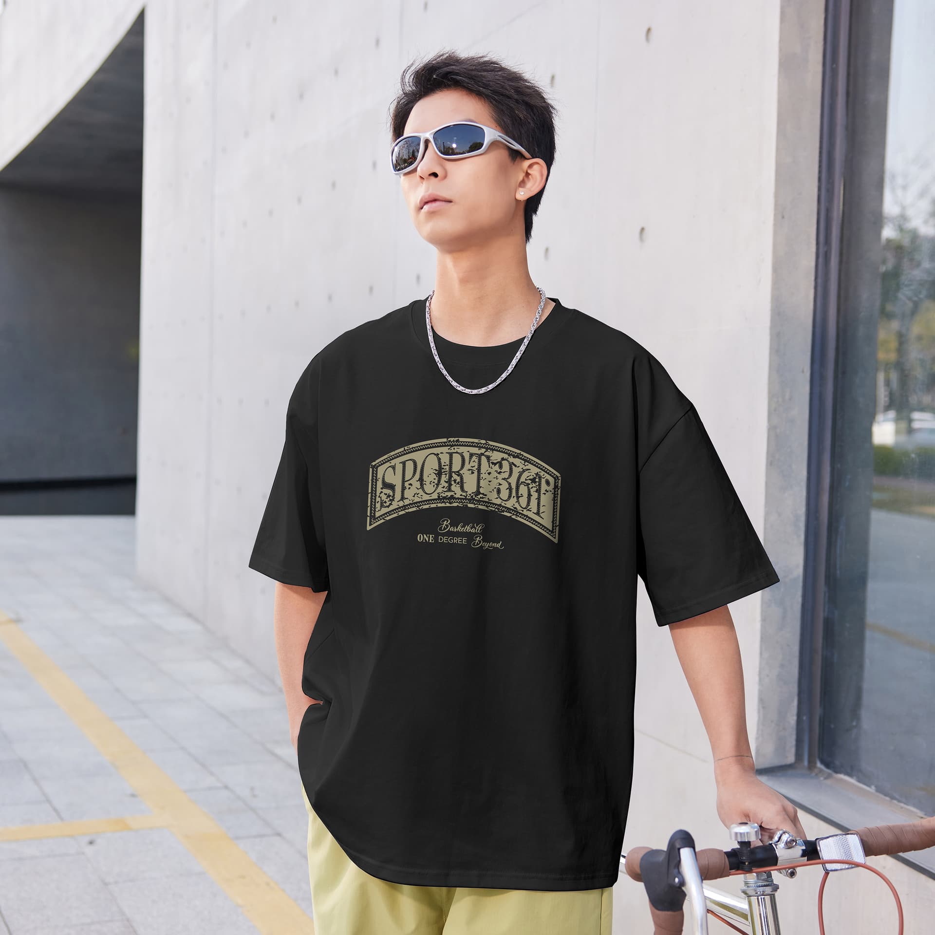 Футболка 361° T-Shirt Унисекс Супер Черный - изображение 12