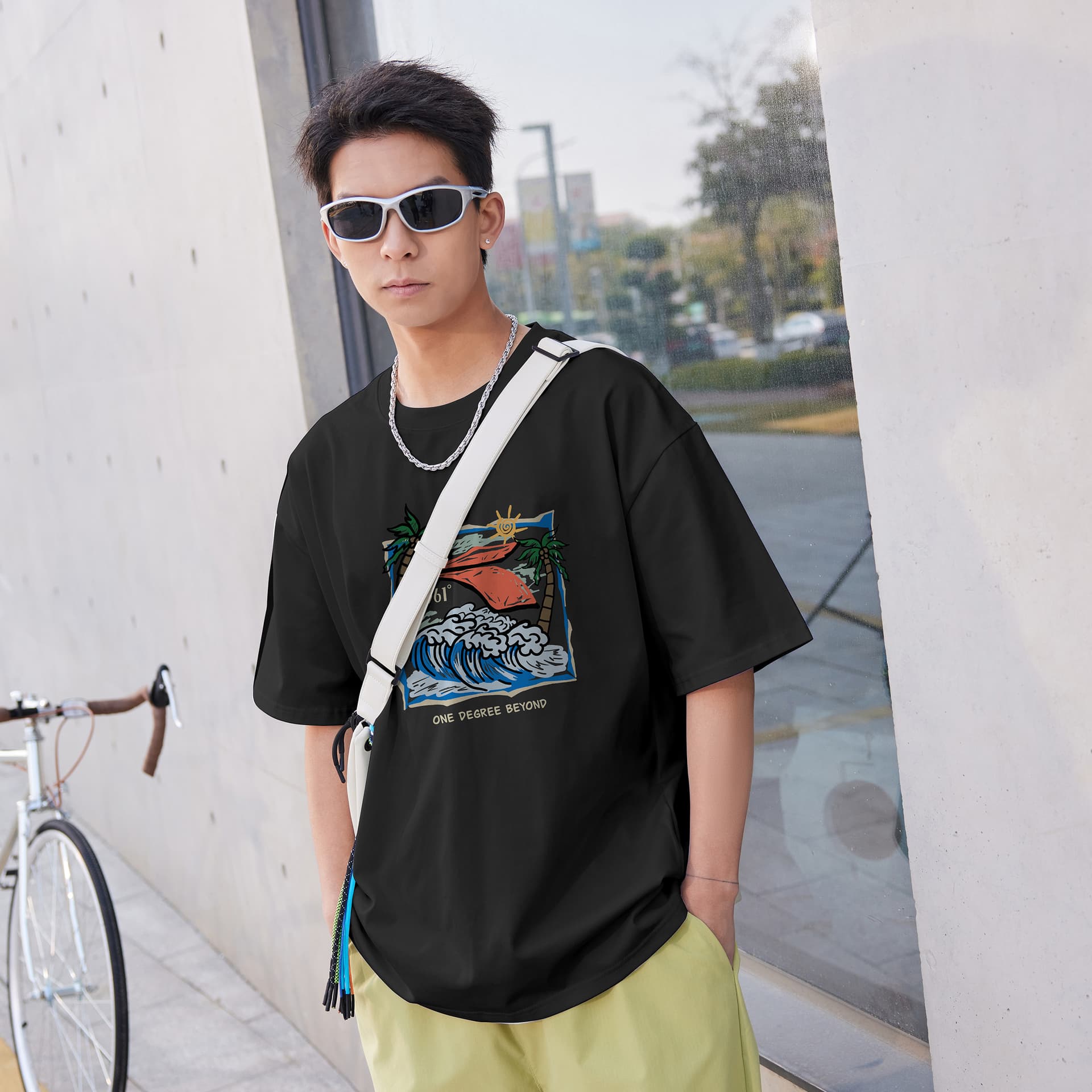Футболка 361° T-Shirt Унисекс Супер Черный - изображение 5
