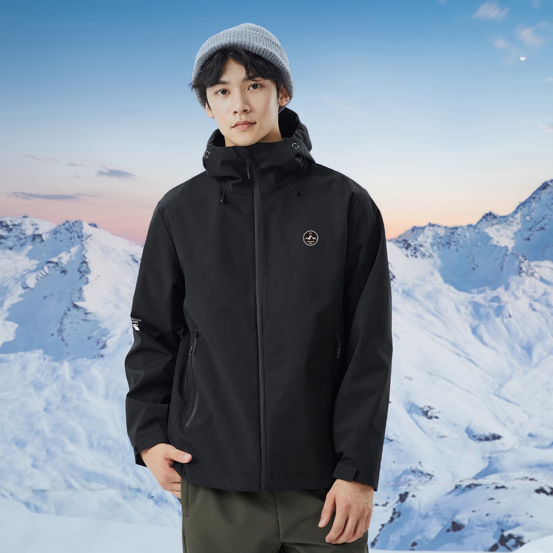 Куртка 361° Супер-черный унисекс куртки - изображение 6