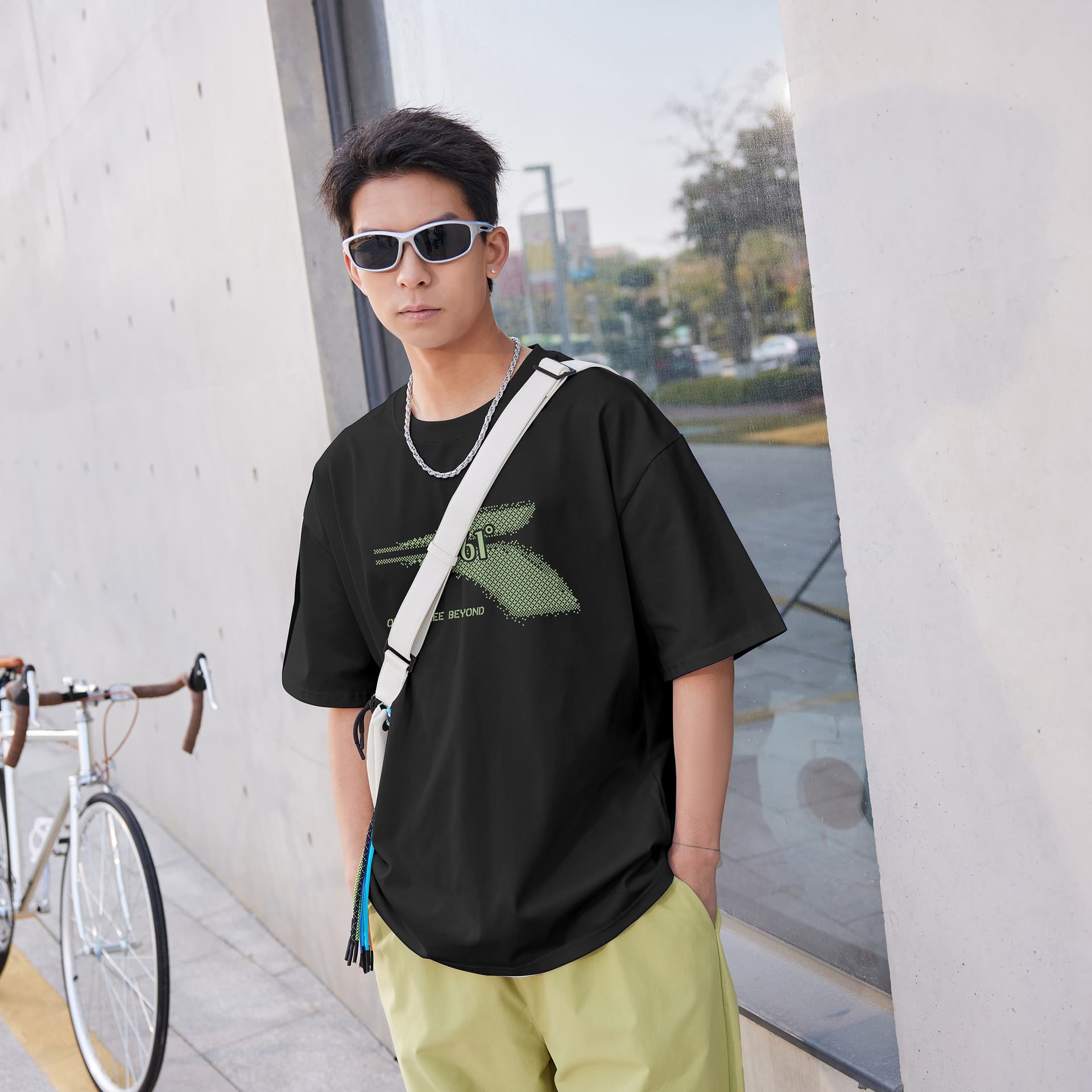 Футболка 361° T-Shirt Унисекс Супер Черный - изображение 3