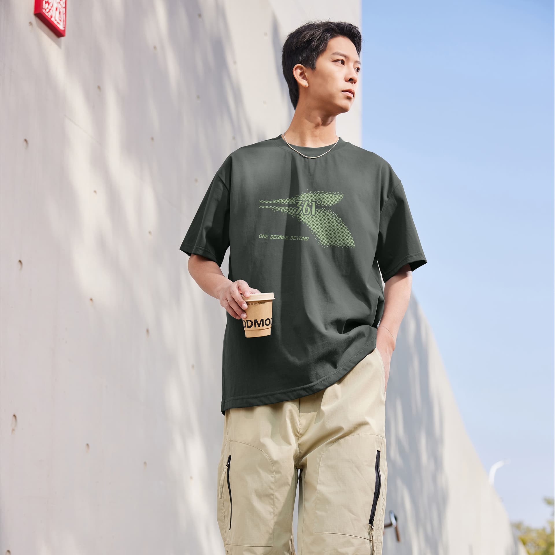 Футболка 361° T-Shirt Унисекс Метеоритный Серый - изображение 3
