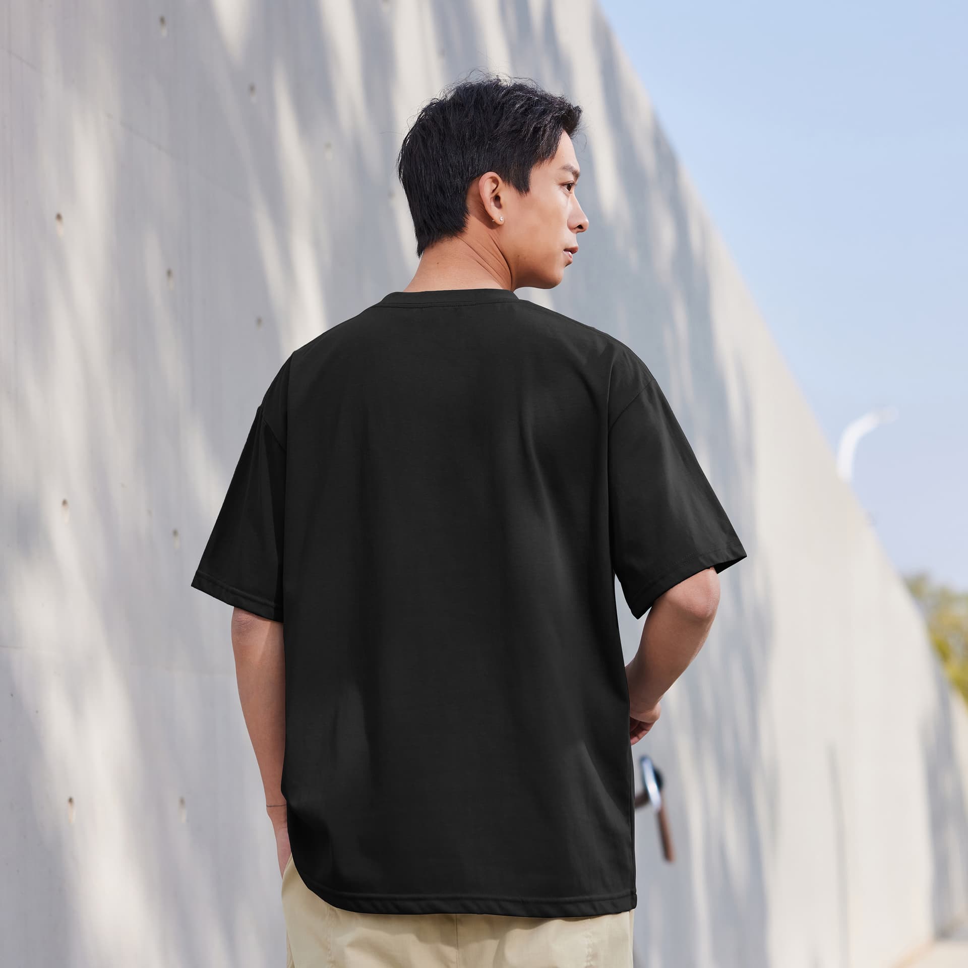 Футболка 361° T-Shirt Унисекс Супер Черный - изображение 13