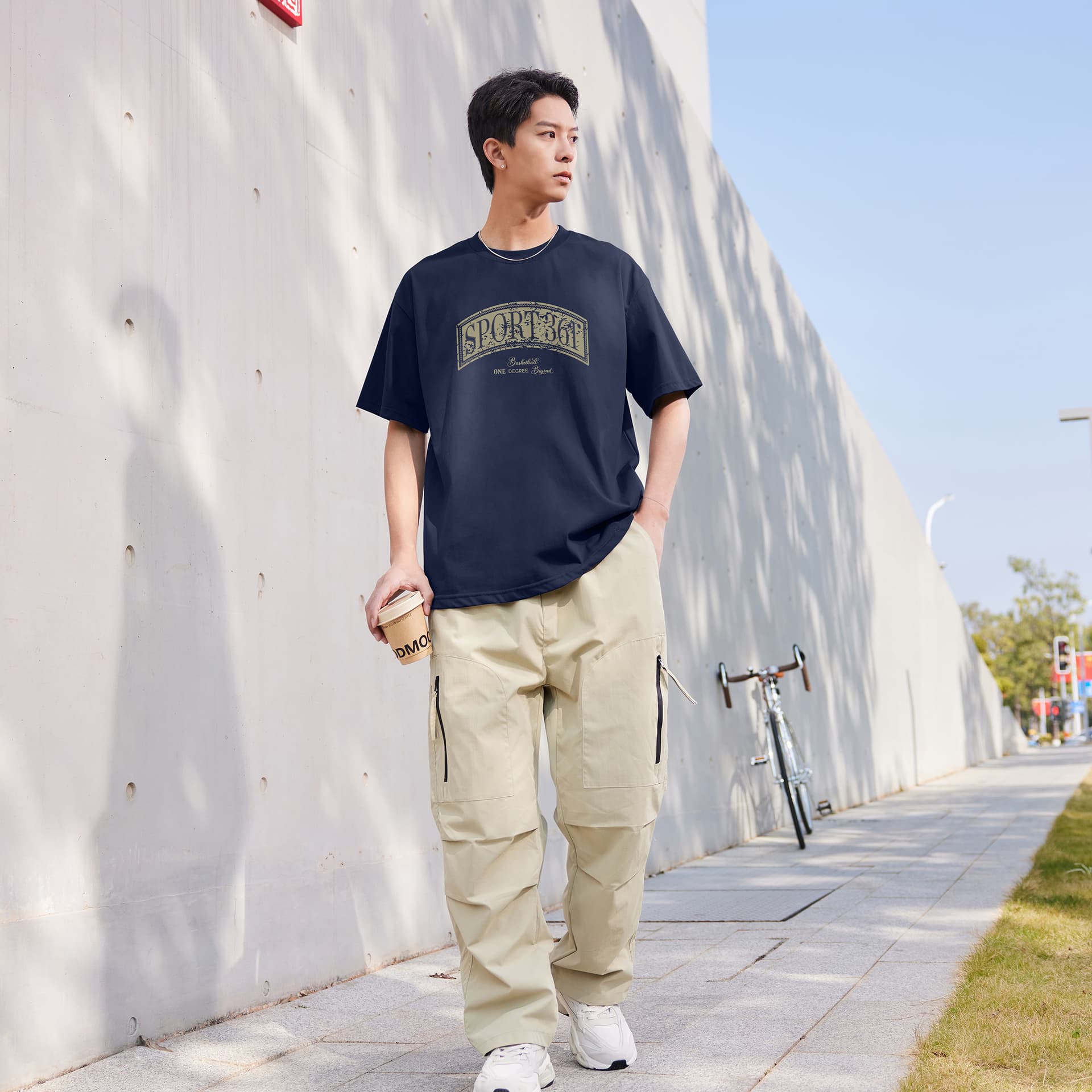 Футболка 361° T-Shirt Унисекс Супер Черный - изображение 23