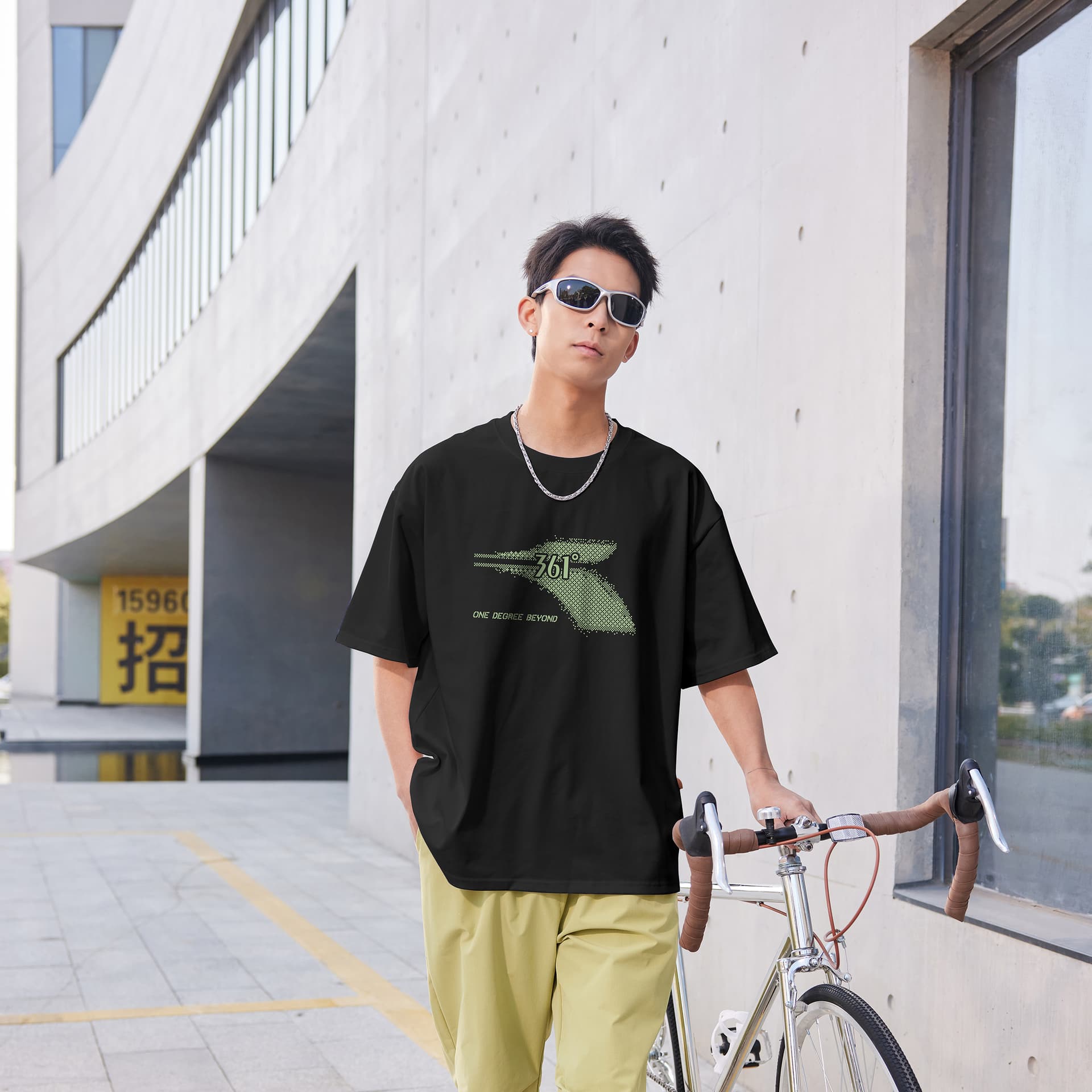Футболка 361° T-Shirt Унисекс Супер Черный - изображение 4