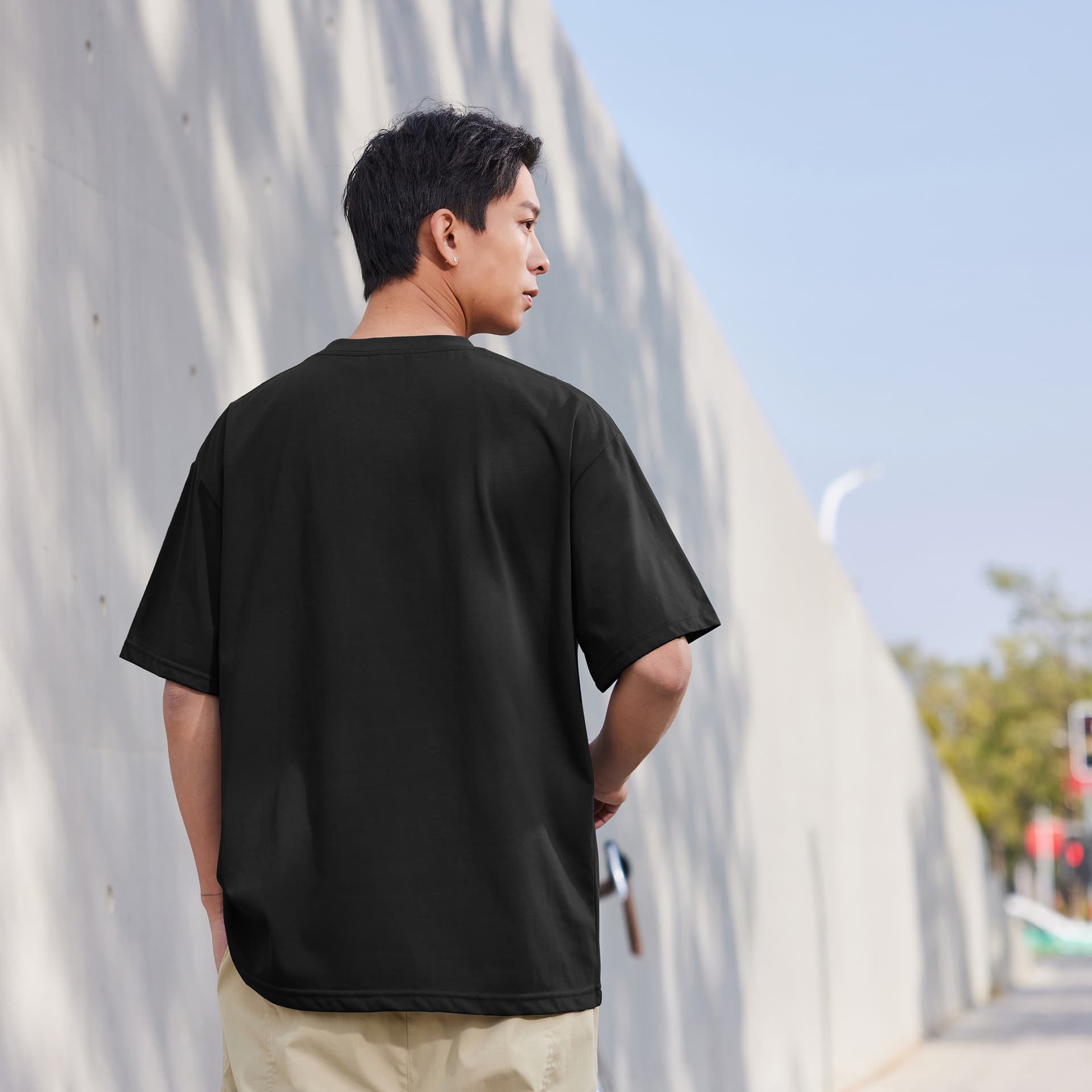 Футболка 361° T-Shirt Унисекс Супер Черный - изображение 6