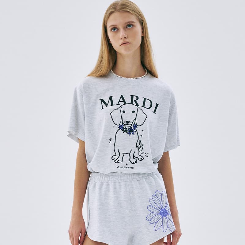 Футболка MARDI MERCREDI SS25 Рукав с оборванным плечом T-рубашка Женская - изображение 4